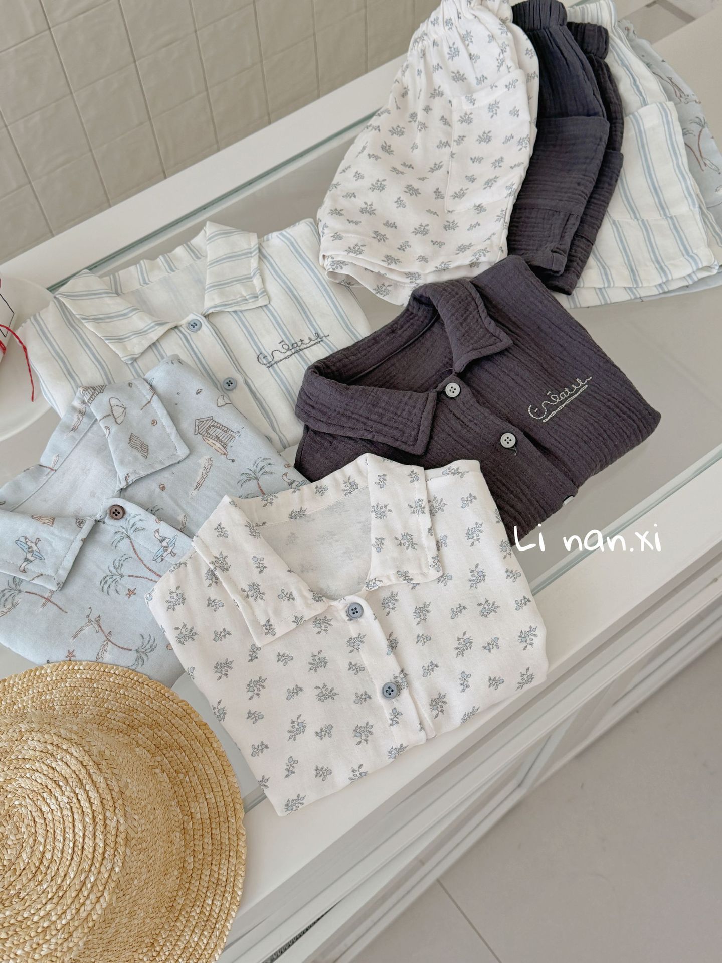 Homewear Linanxi bé trai french words