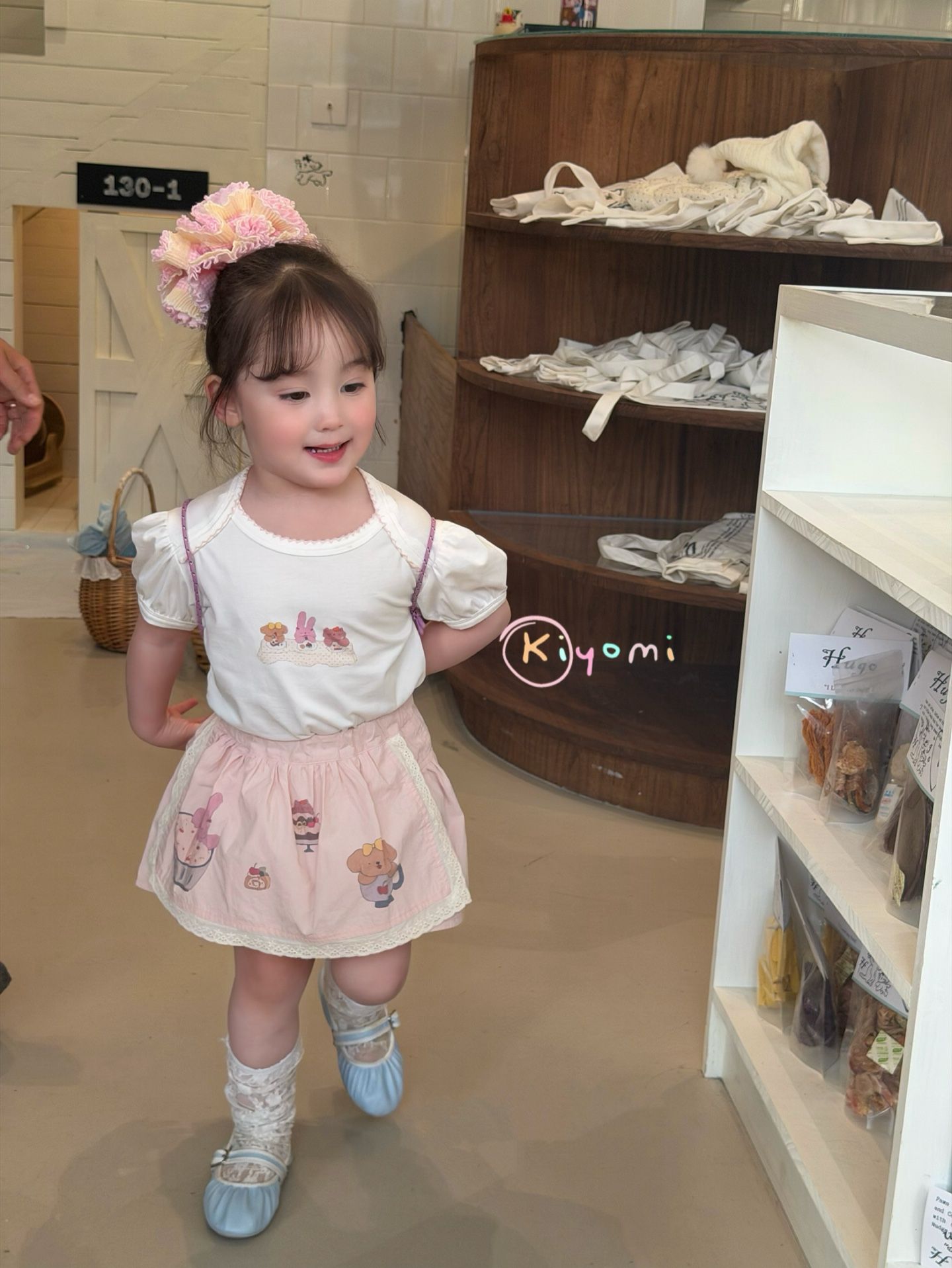 Set váy áo Gấu thỏ party Kiyomi