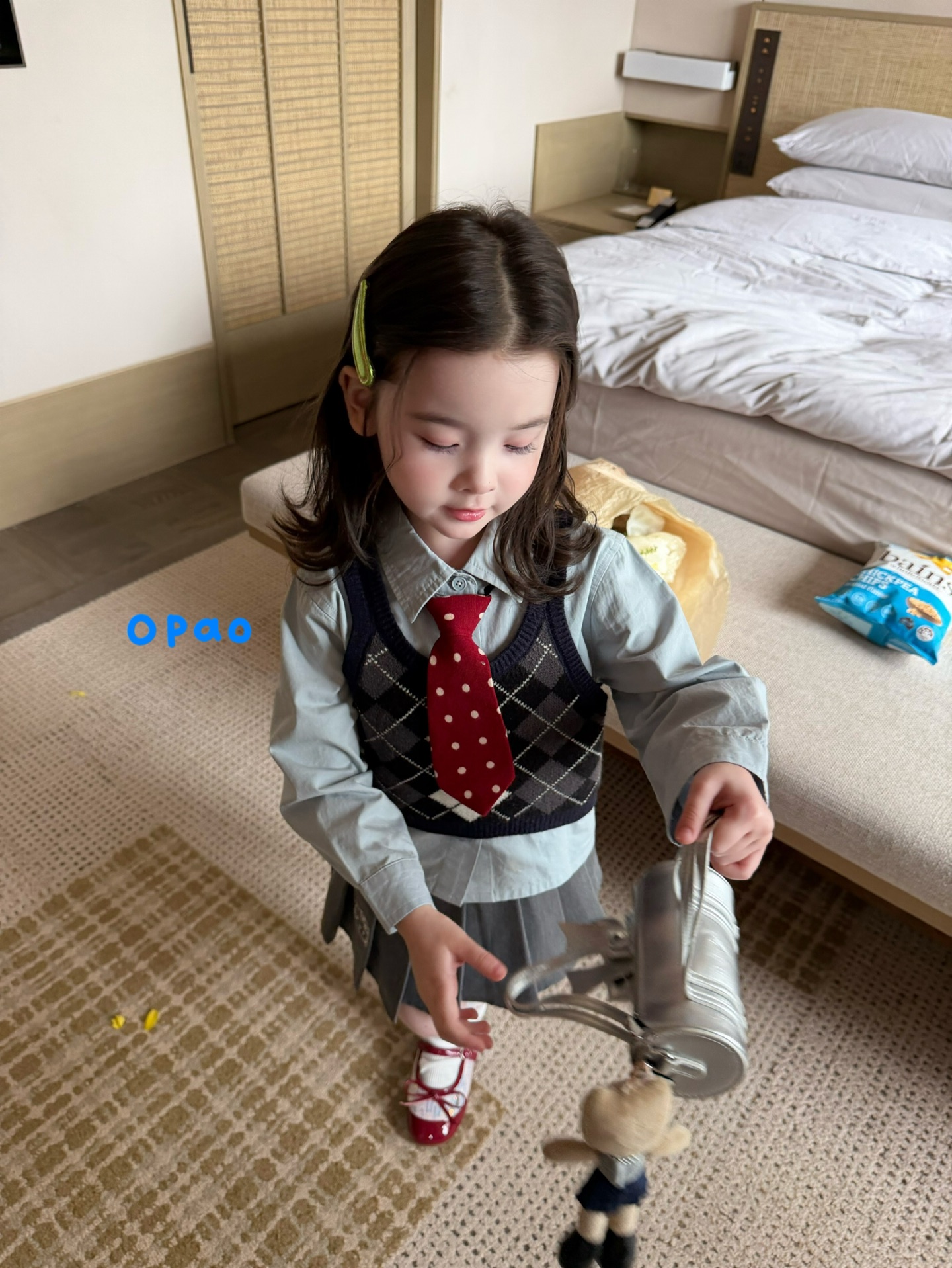 Opao - Set váy áo nữ sinh Kitty
