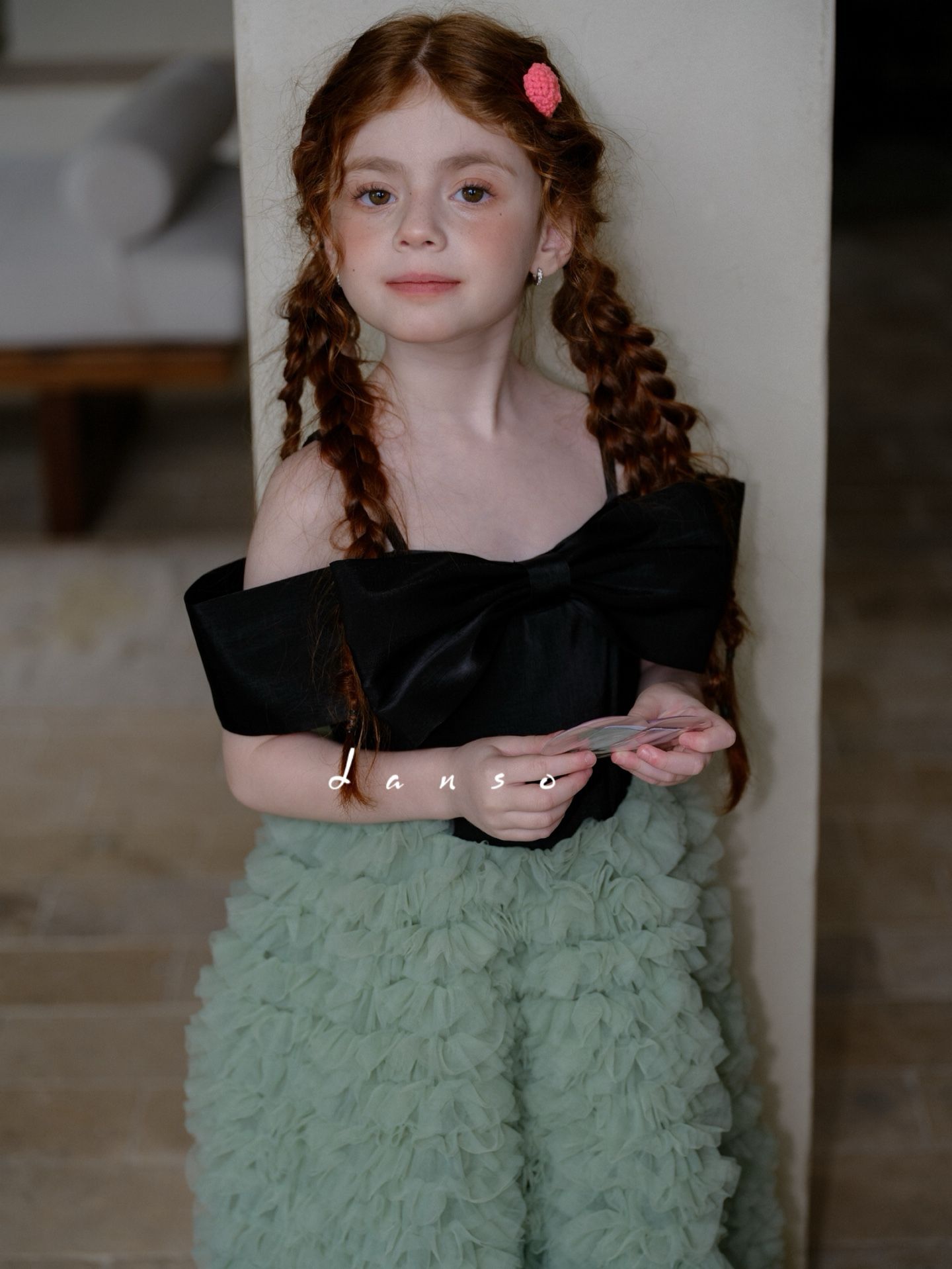 DANSO - Đầm Ribbon tutu xanh ngọc