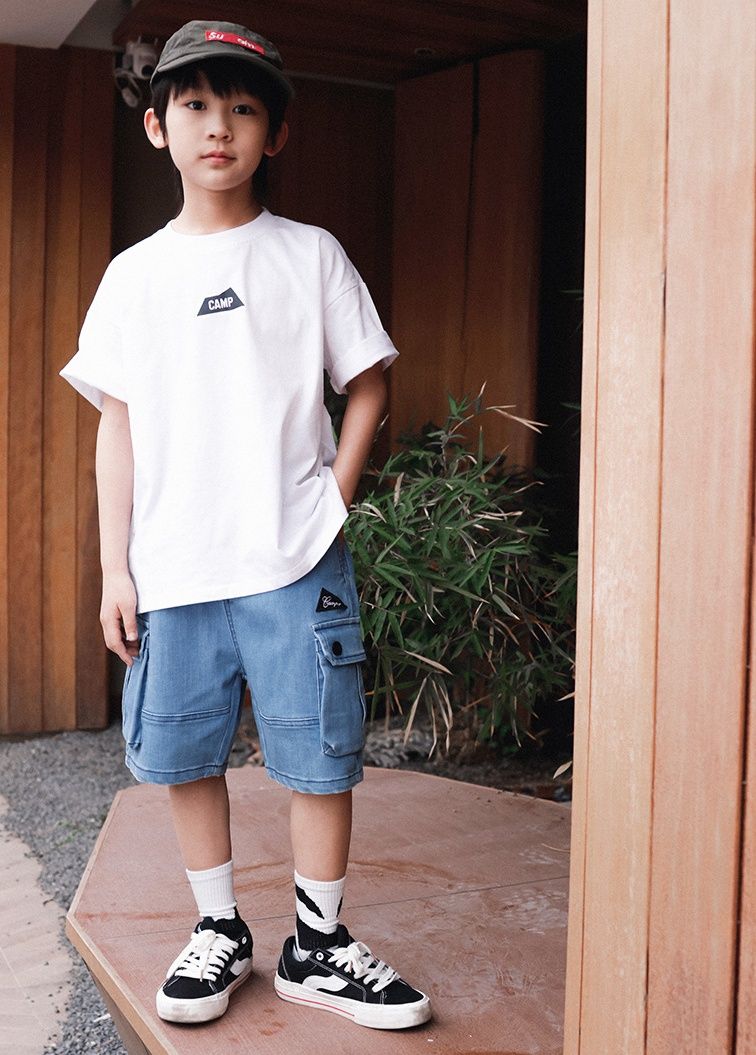 Áo phông bé trai CAMP big text YBS