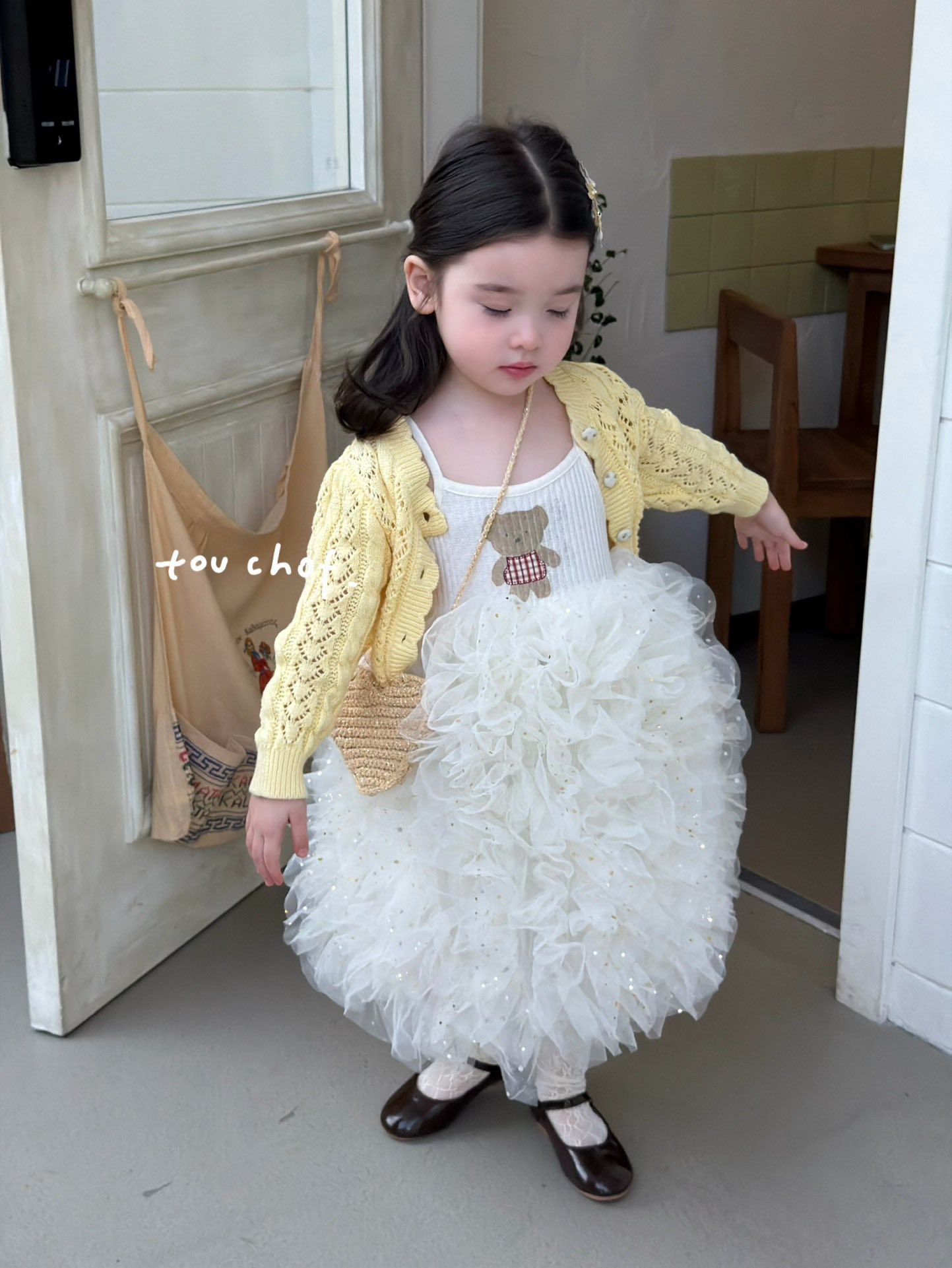 Touch of - Đầm hai dây Kon gấu tutu