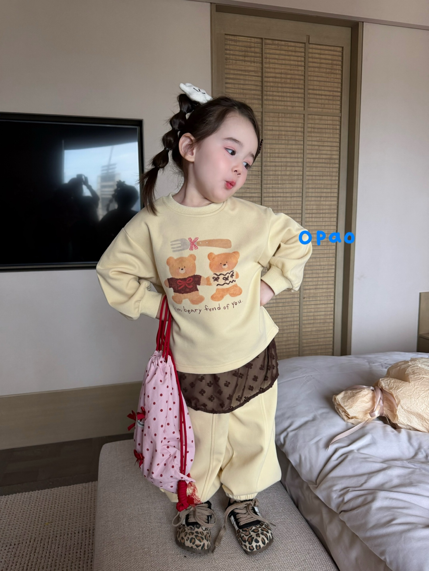 Opao - Set nỉ vàng i'm beary