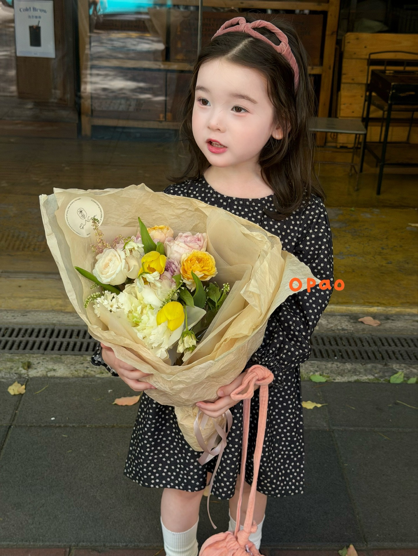 TTS Opao - Đầm bibi đen 6Q5111