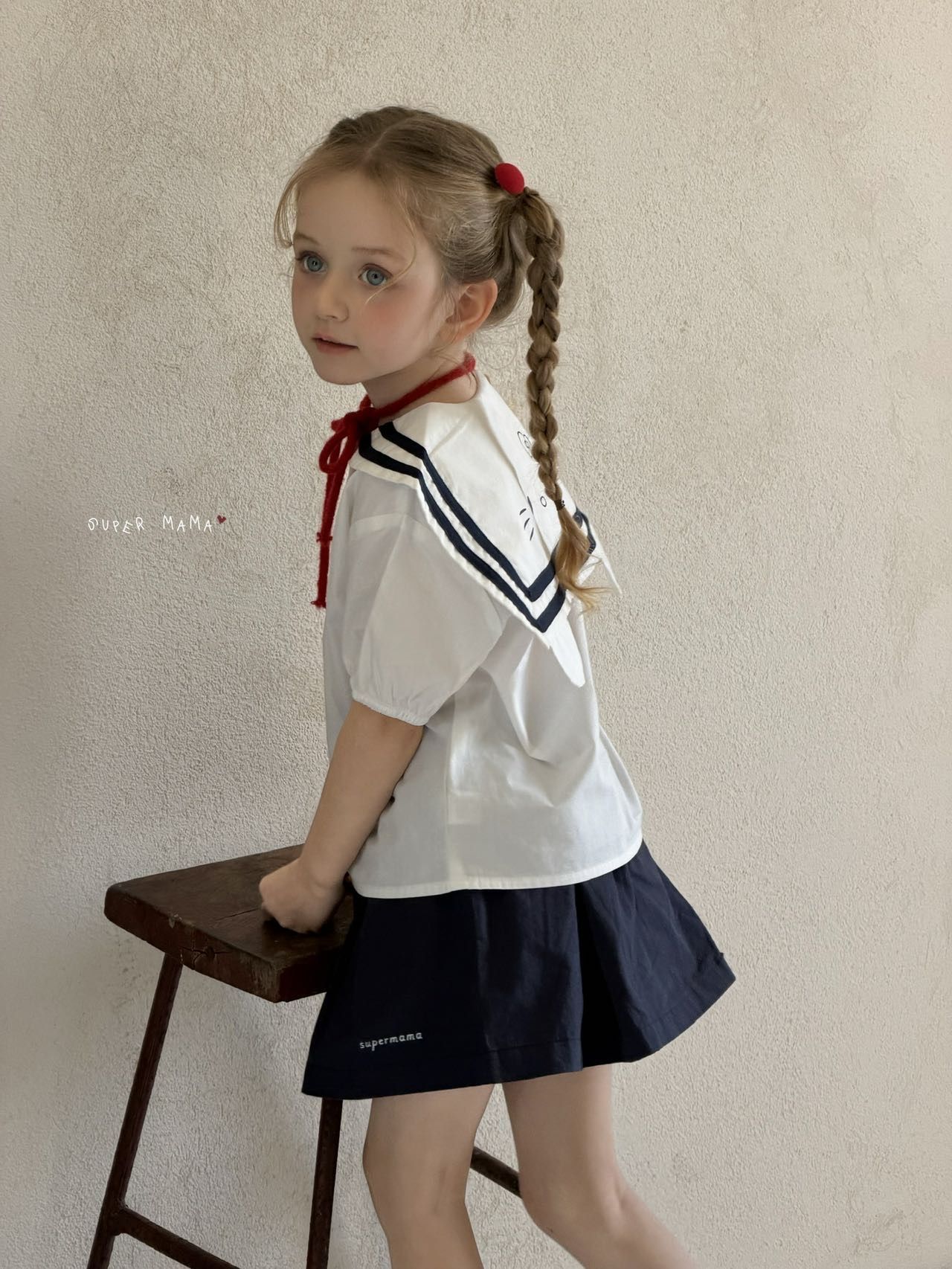 Set Super Mama Kitty hải quân
