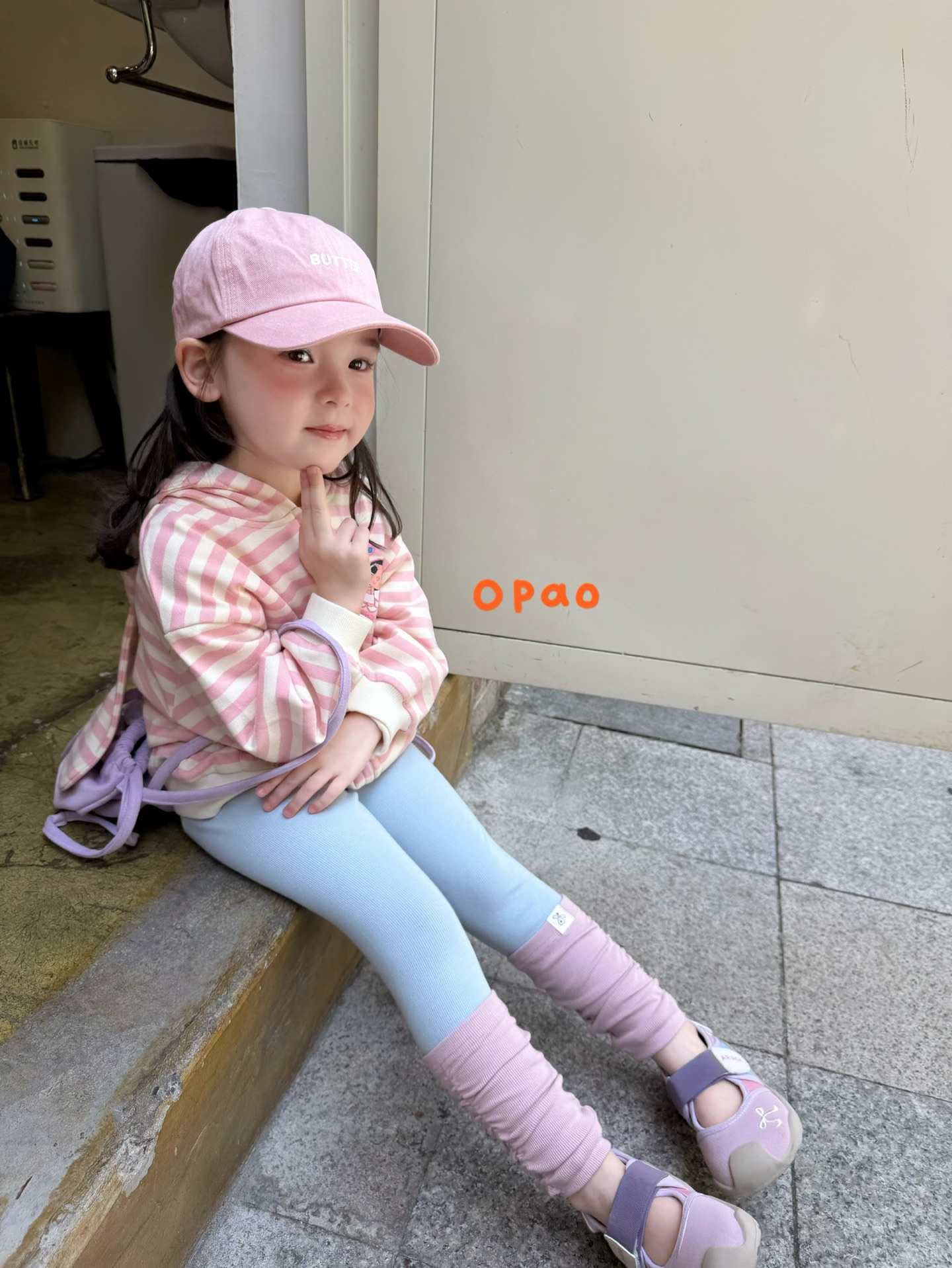 Opao - Áo khoác thỏ hồng 6Q6155