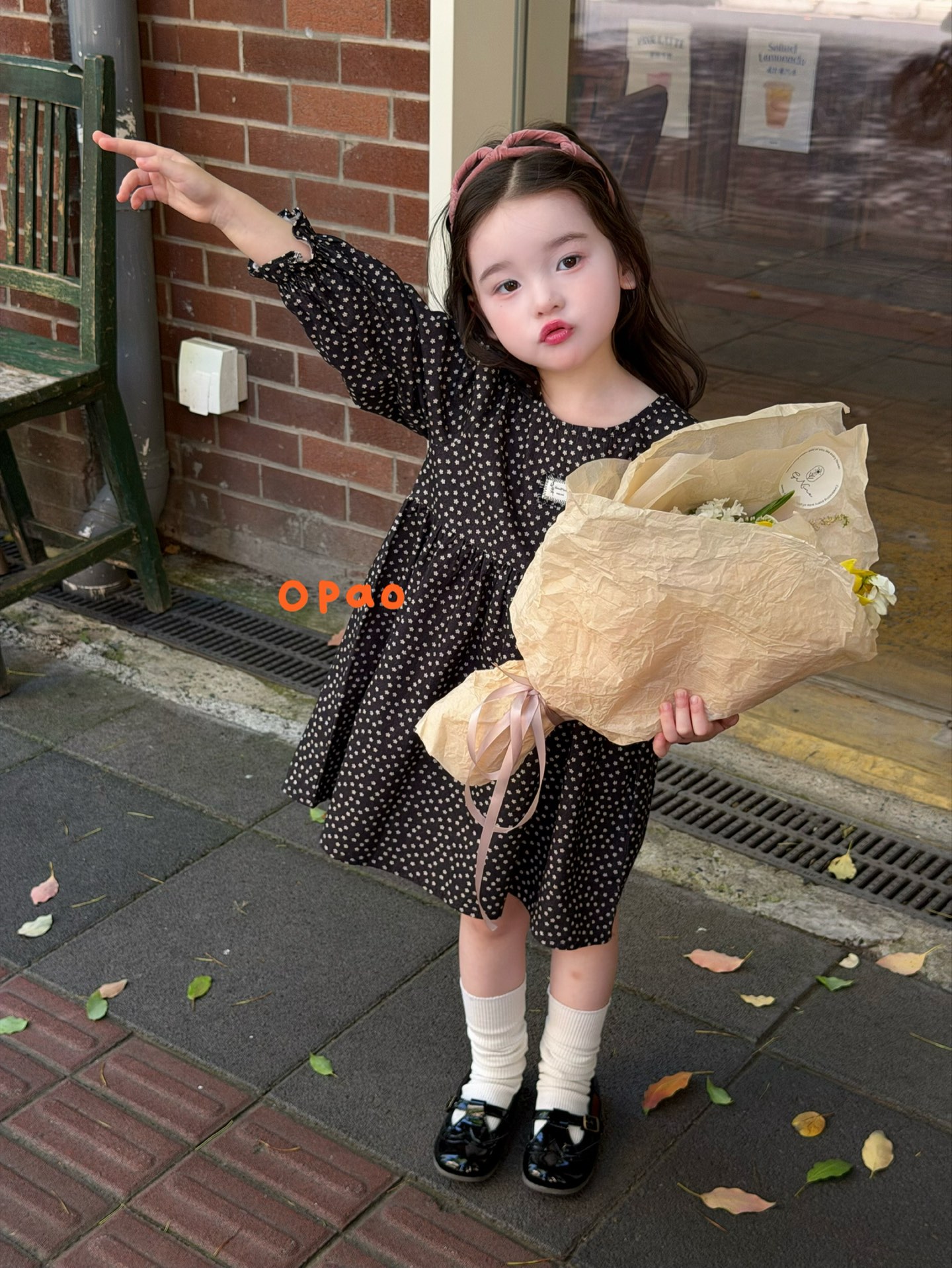 TTS Opao - Đầm bibi đen 6Q5111