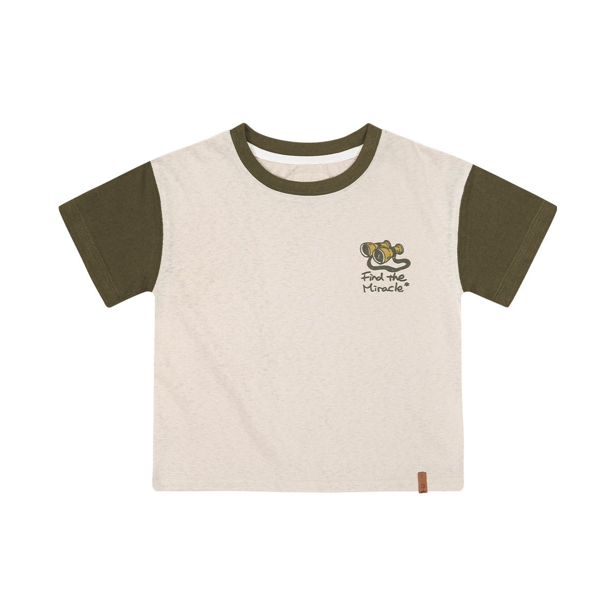 Áo phông raglan unisex minizone find the miracle