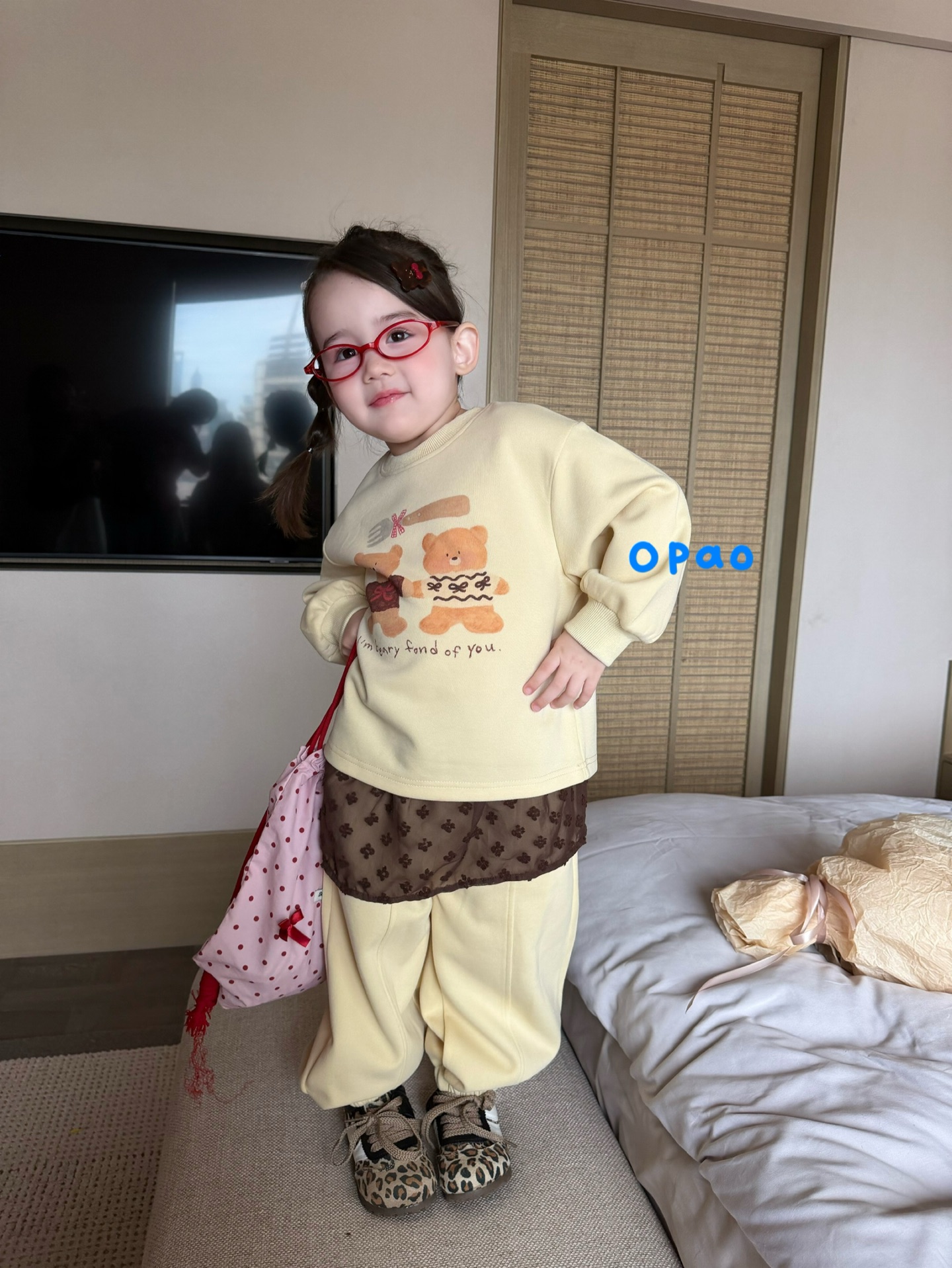 Opao - Set nỉ vàng i'm beary 6Q6122