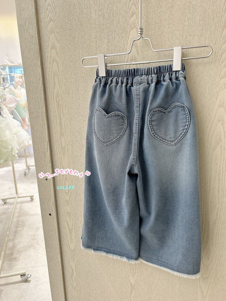 7-seven - Quần denim túi tim