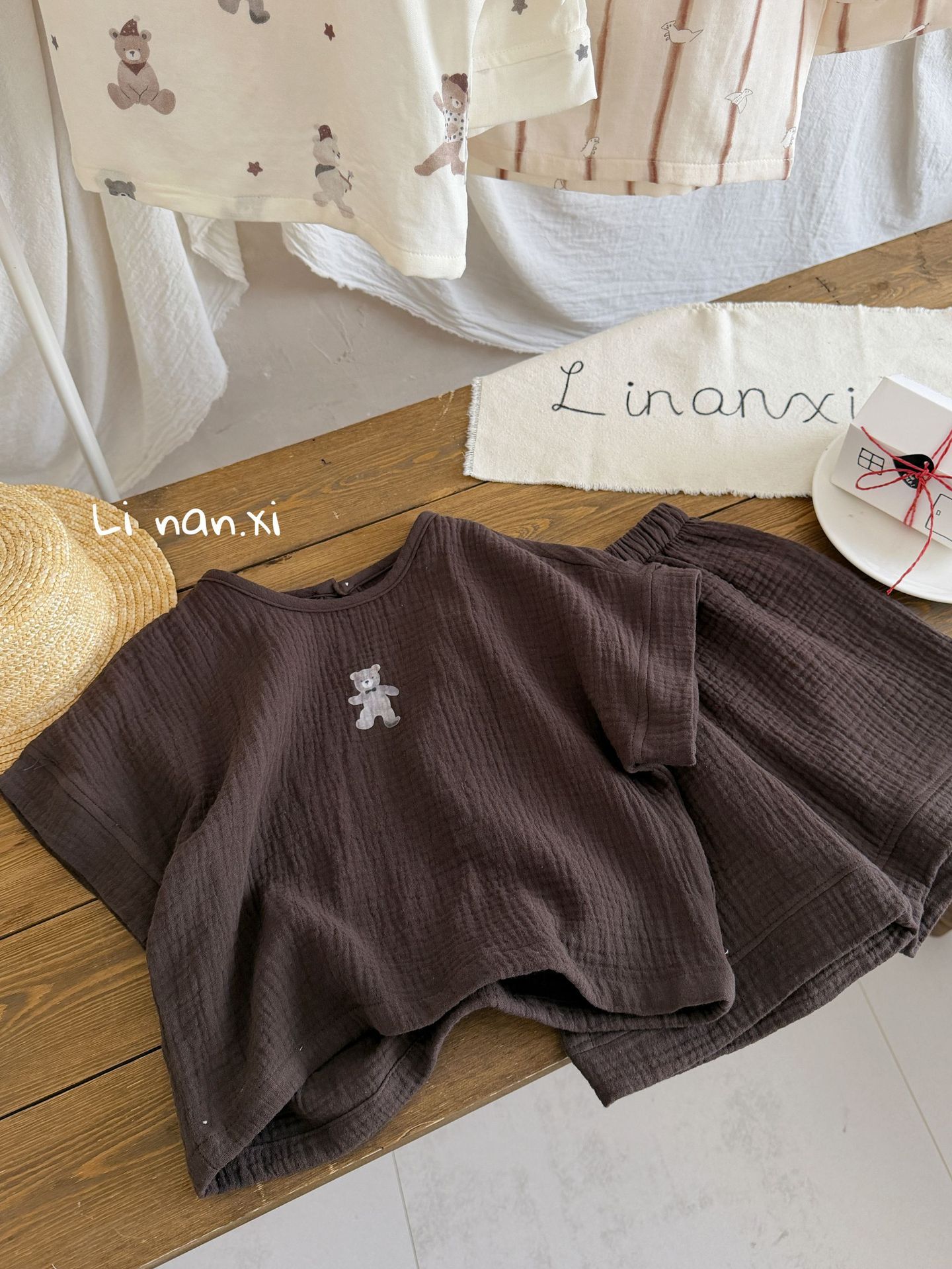 Homewear Linanxi cute bear