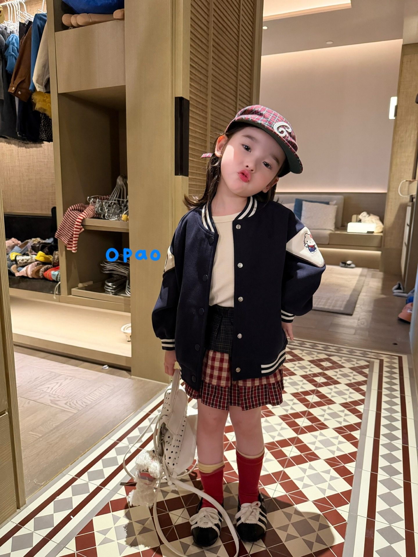 Opao - Áo khoác bomber nữ sinh