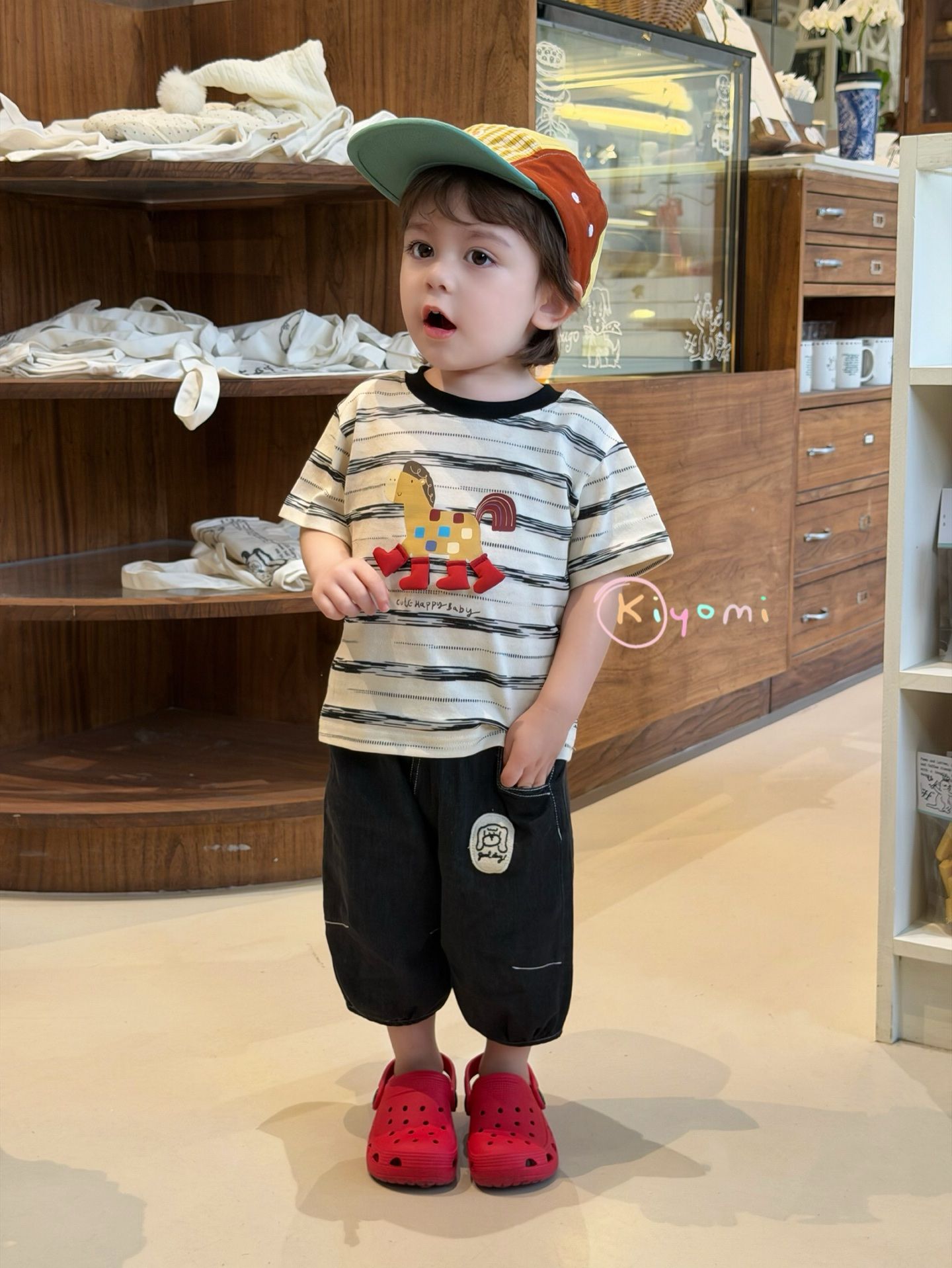 Áo phông Kiyomi ngựa cute happy baby