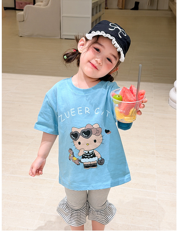 Quần legging kẻ gấu loe