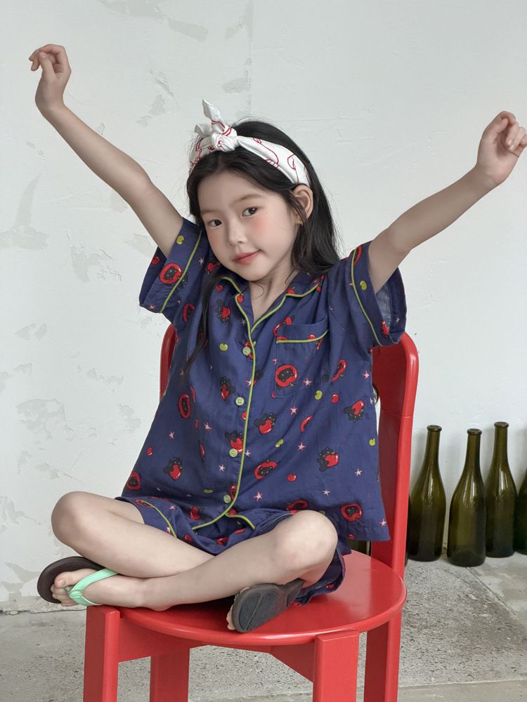 Homewear Pyjama AMBB banana xanh Navy