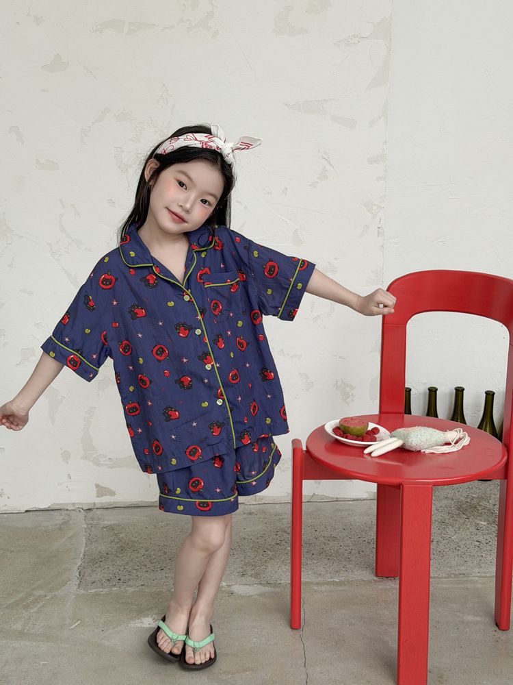 Homewear Pyjama AMBB banana xanh Navy