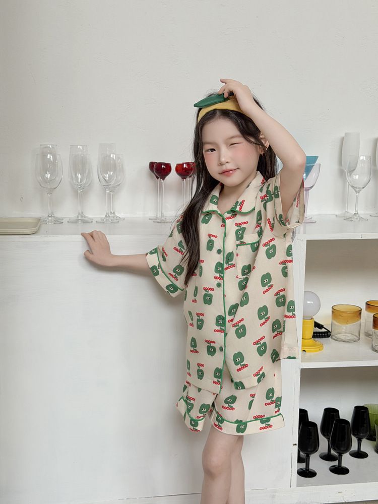 Homewear Pyjama AMBB Táo xanh