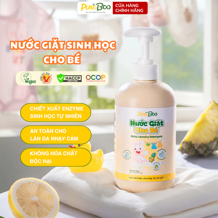Nước giặt cho bé Pineboo 500ml