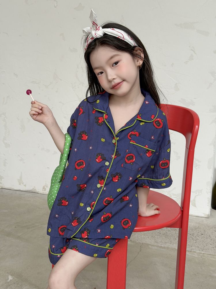 Homewear Pyjama AMBB banana xanh Navy