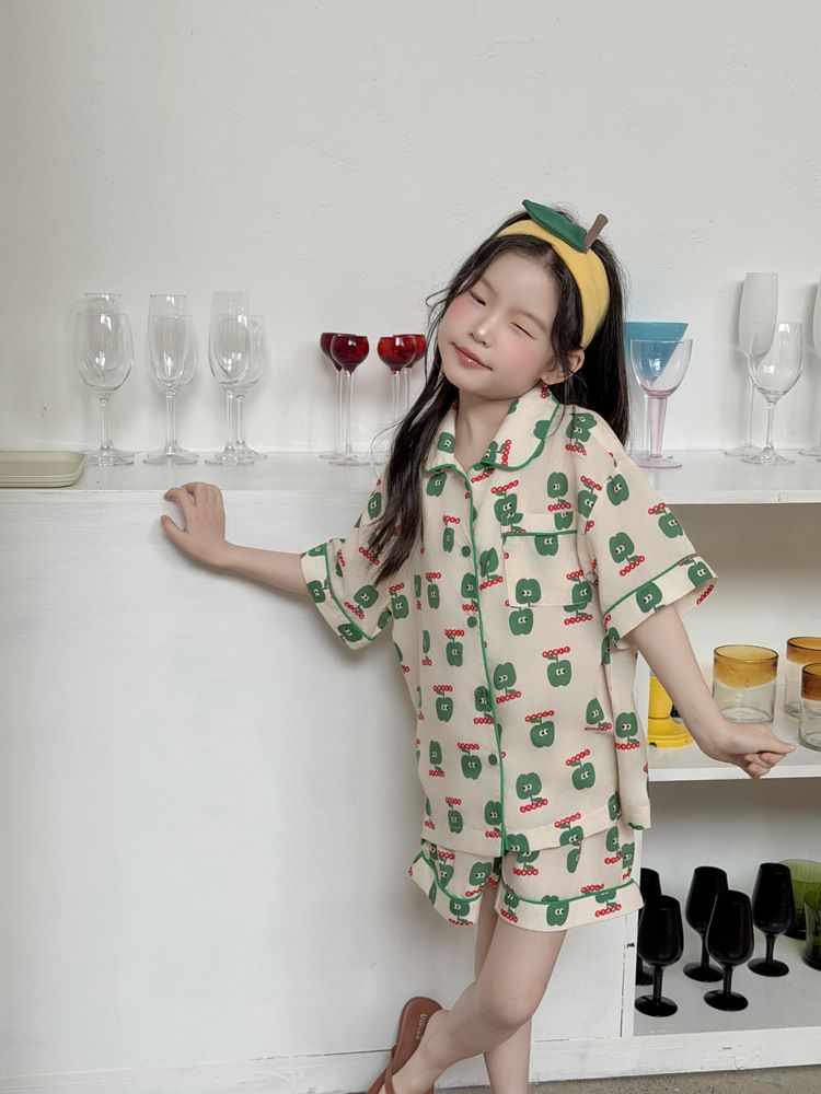 Homewear Pyjama AMBB Táo xanh