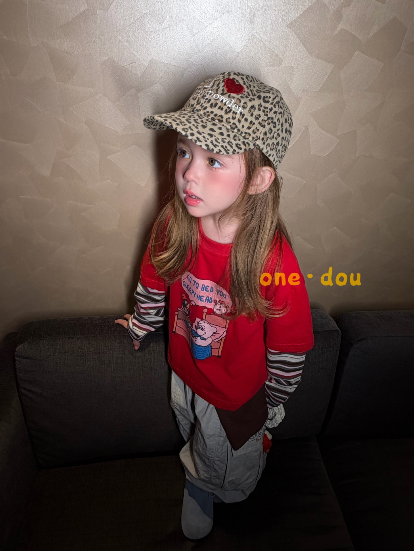 MXS One Dou - Áo thun đỏ go to bed 6662