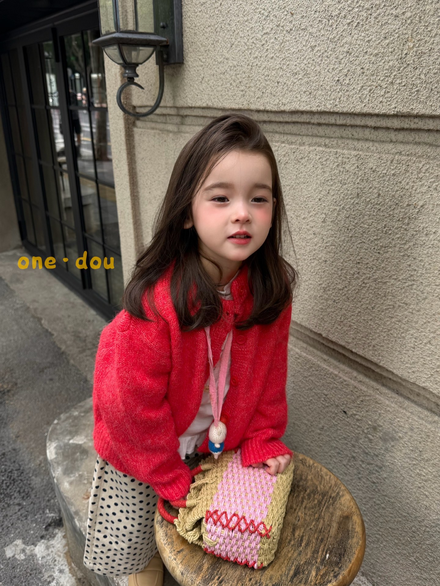 MXS One Dou - Cardigan đỏ 6900