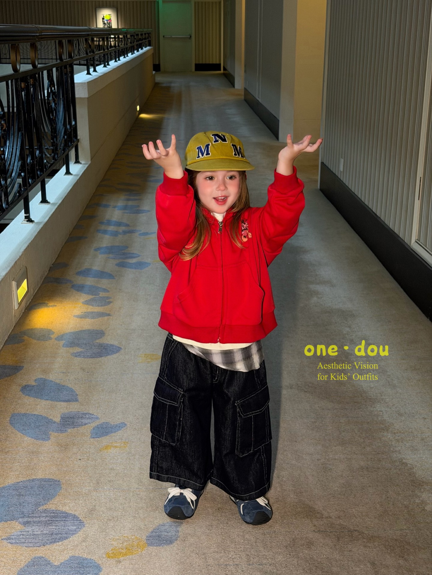 One Dou - Quần jeans túi hộp