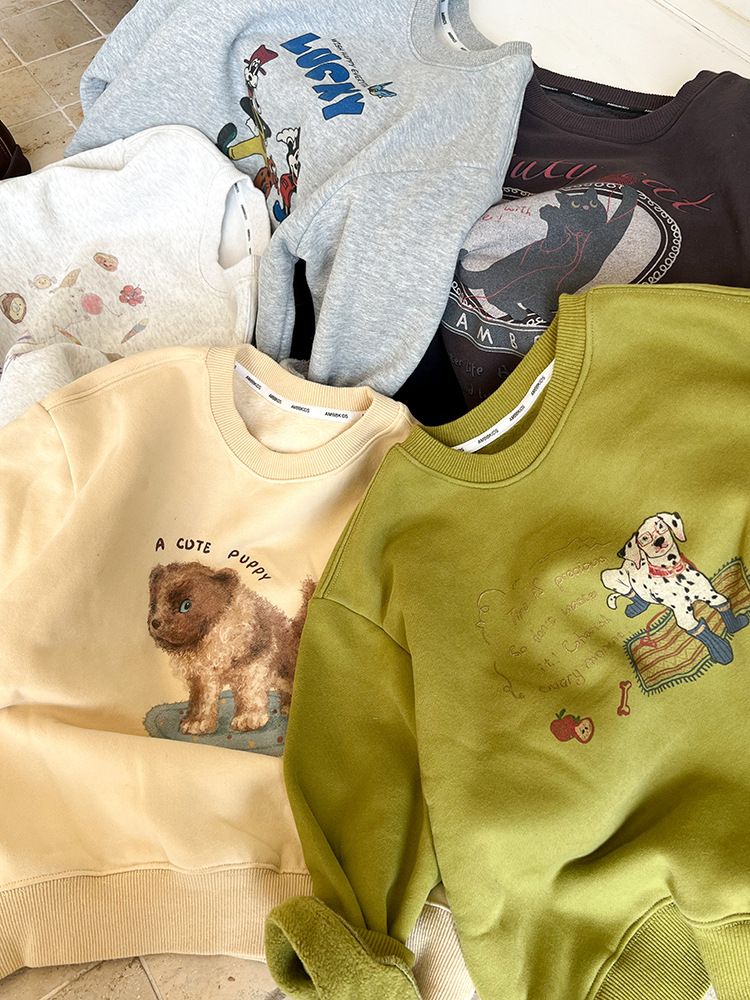 Áo nỉ xám Lucky AMBB