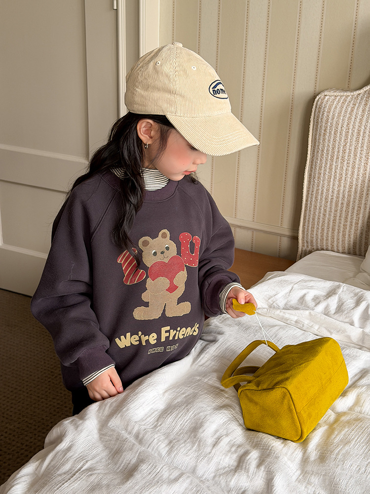 Áo nỉ xám We're Friends AMBB 8537