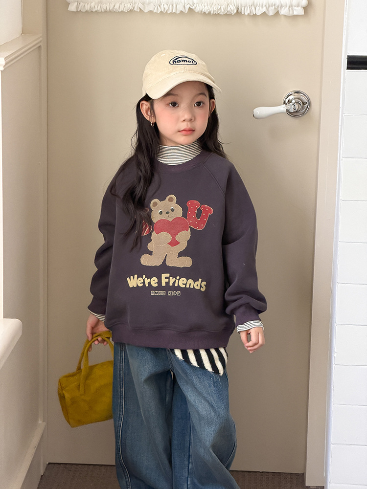 Áo nỉ xám We're Friends AMBB 8537