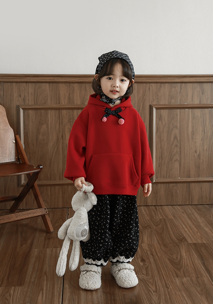 Hoodie YOYO đỏ nơ nhỏ xinh xinh