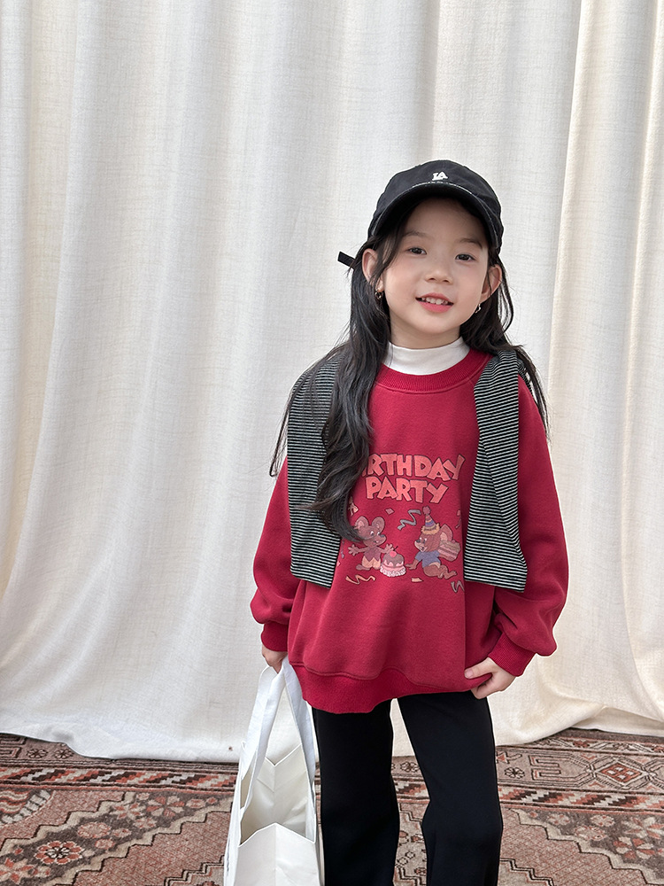 Áo nỉ kem Cún lông xù AMBB 8537
