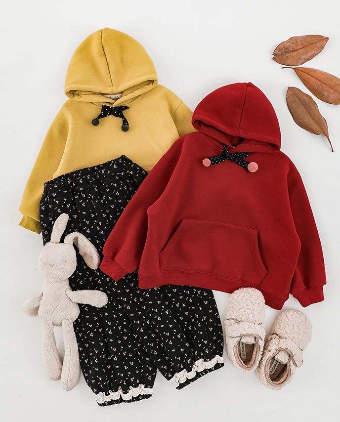 Hoodie YOYO đỏ nơ nhỏ xinh xinh