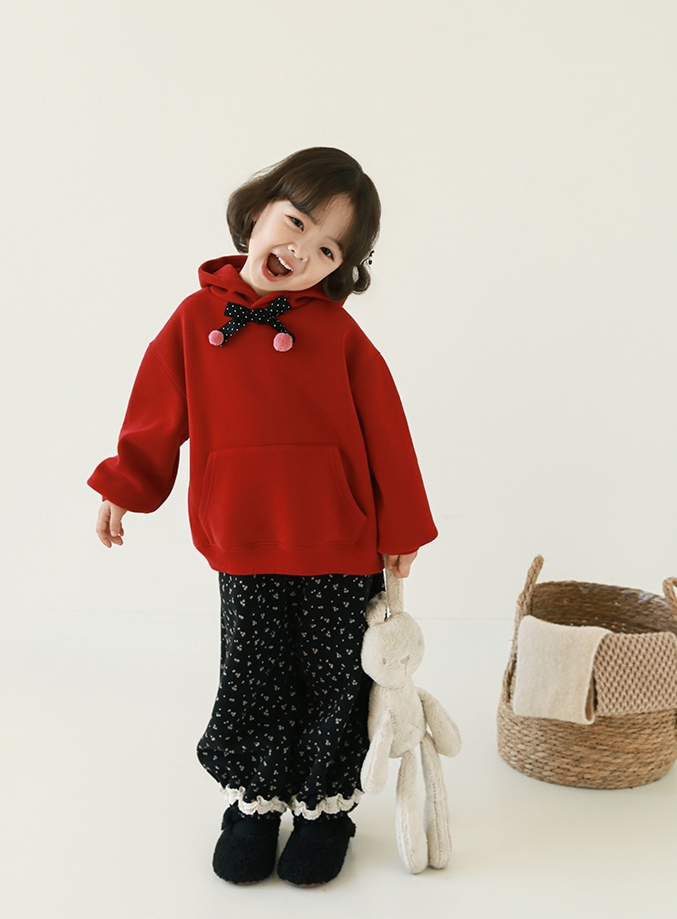 Hoodie YOYO đỏ nơ nhỏ xinh xinh 5837