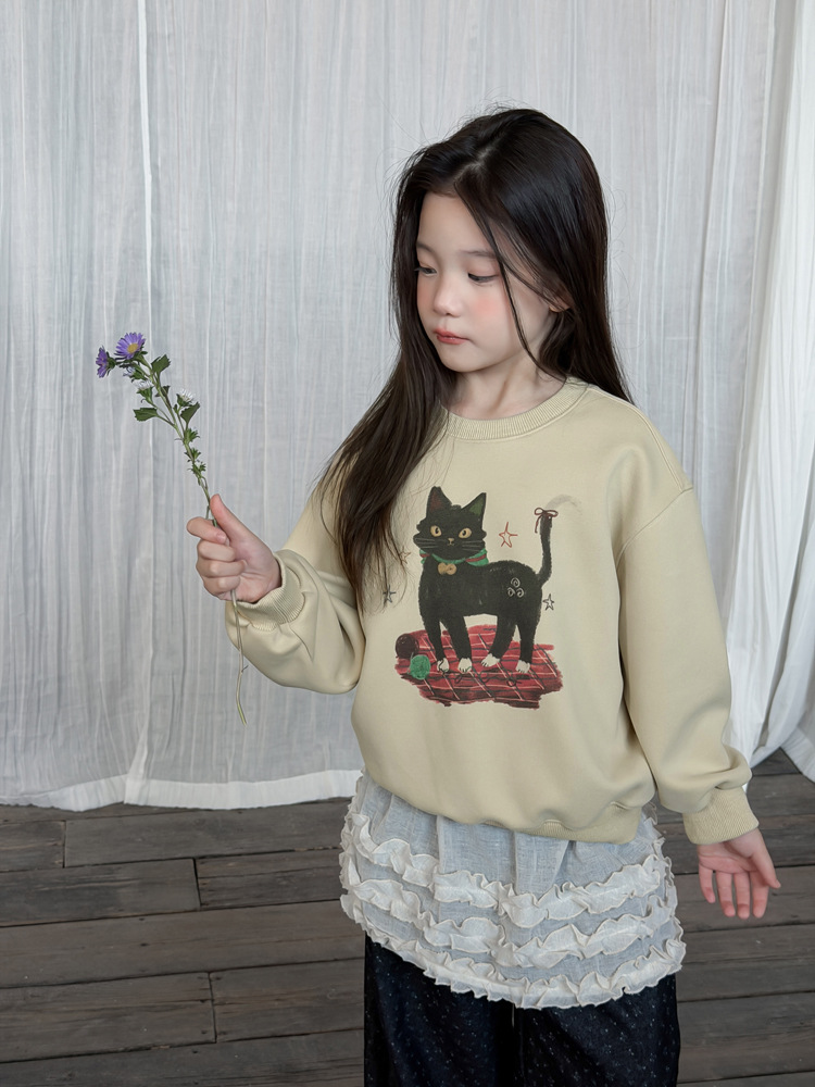 Áo nỉ AMBB black cat vàng
