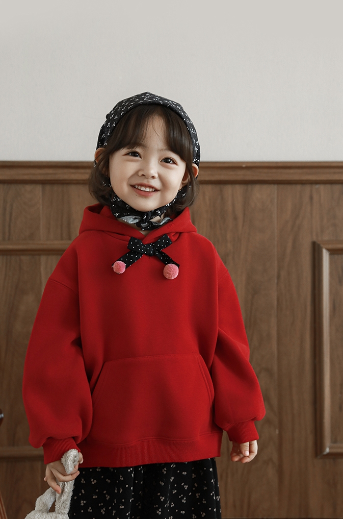 Hoodie YOYO đỏ nơ nhỏ xinh xinh 5837