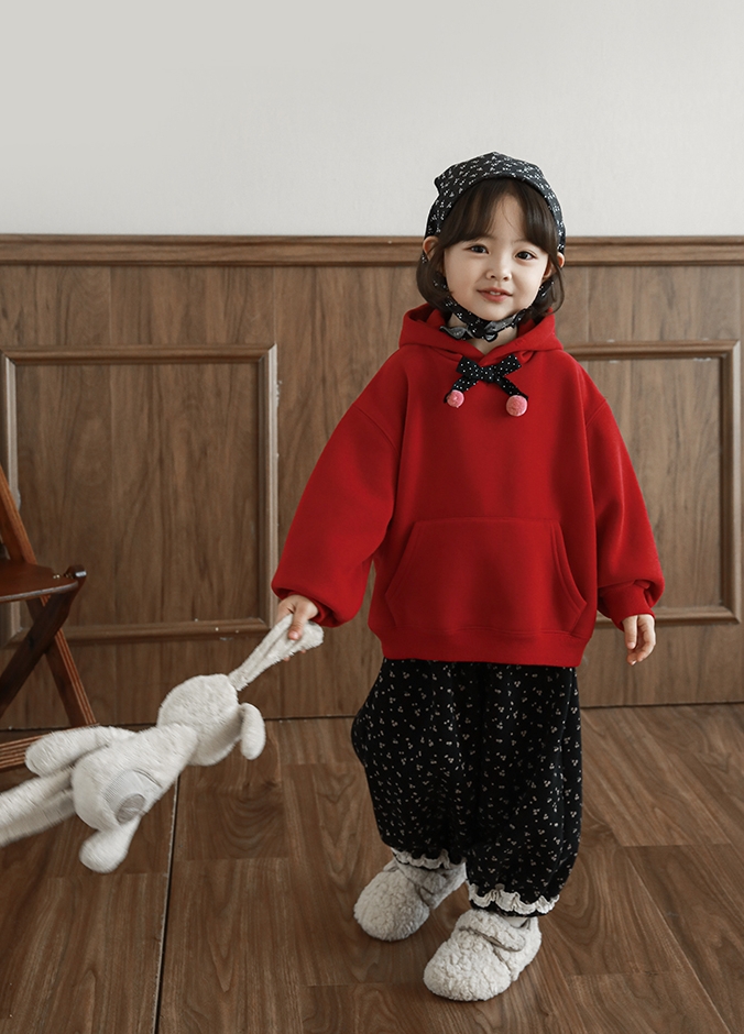 Hoodie YOYO đỏ nơ nhỏ xinh xinh 5837