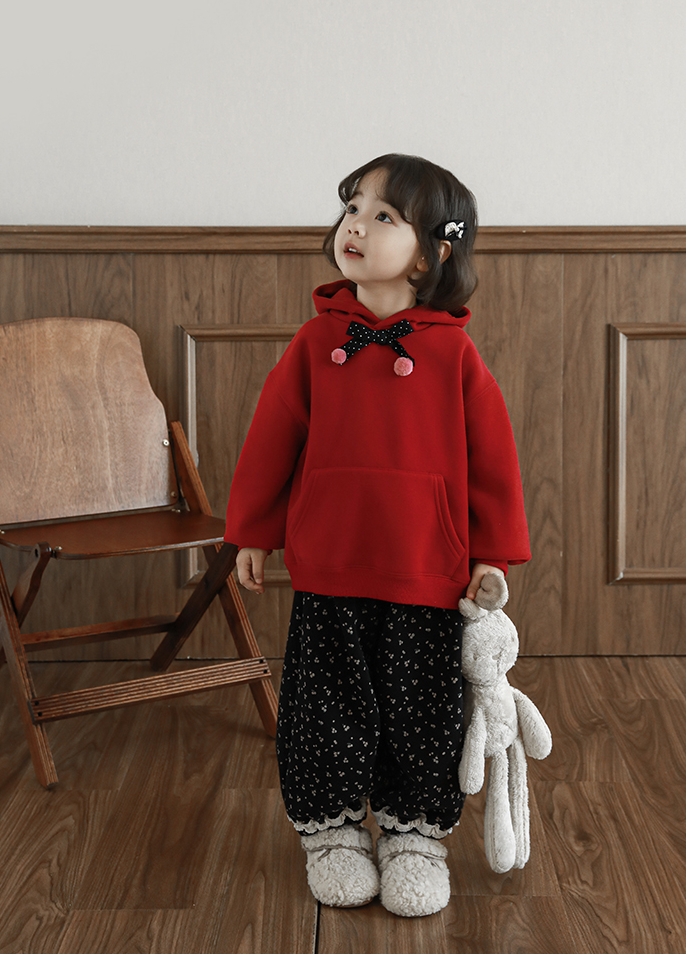 Hoodie YOYO đỏ nơ nhỏ xinh xinh 5837