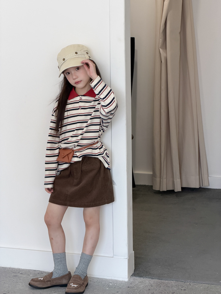 Áo polo AMBB kẻ ngang