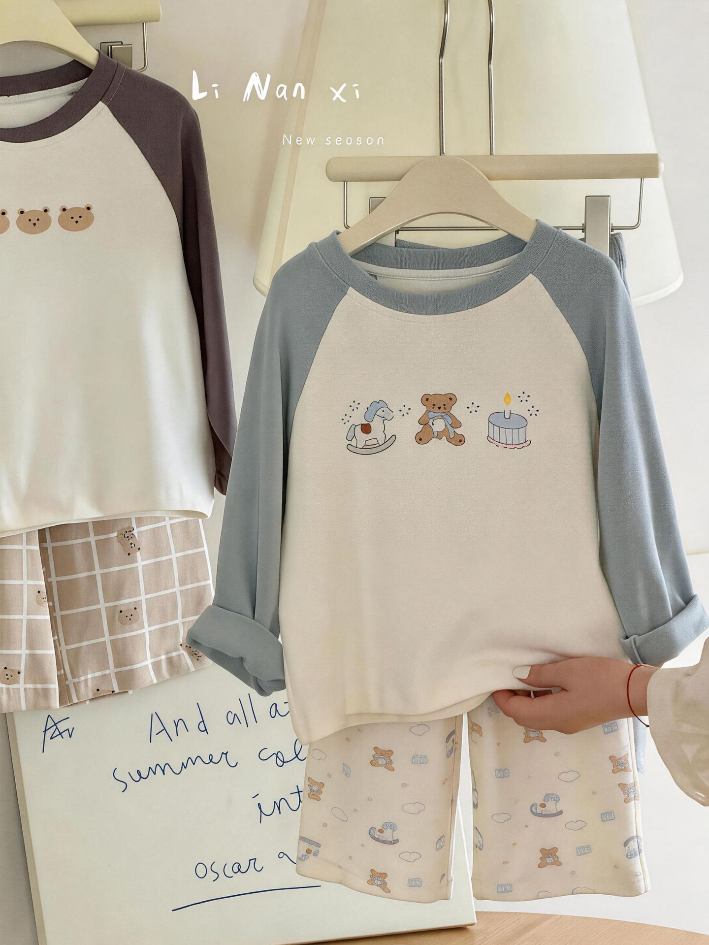 Homewear Linanxi raglan teddy n cake