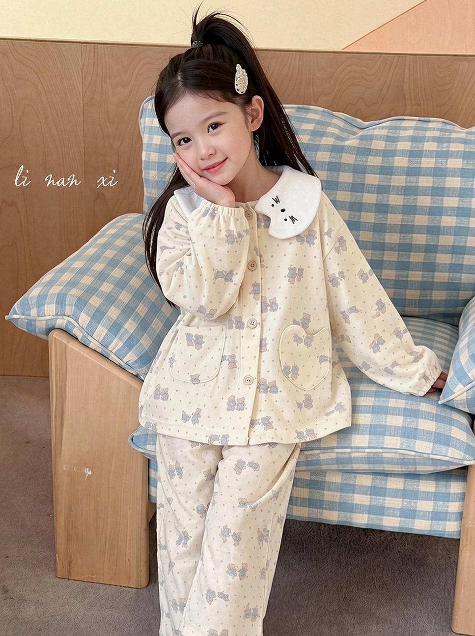 Homewear Pyjama Linanxi cổ meow