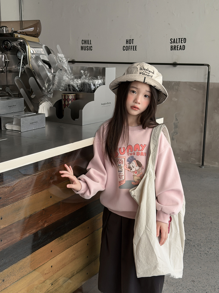 Áo nỉ AMBB Sunday hồng