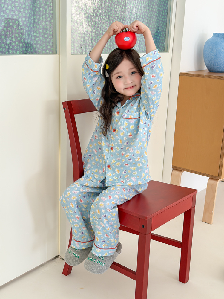 Homewear Pyjama AMBB khủng long xanh