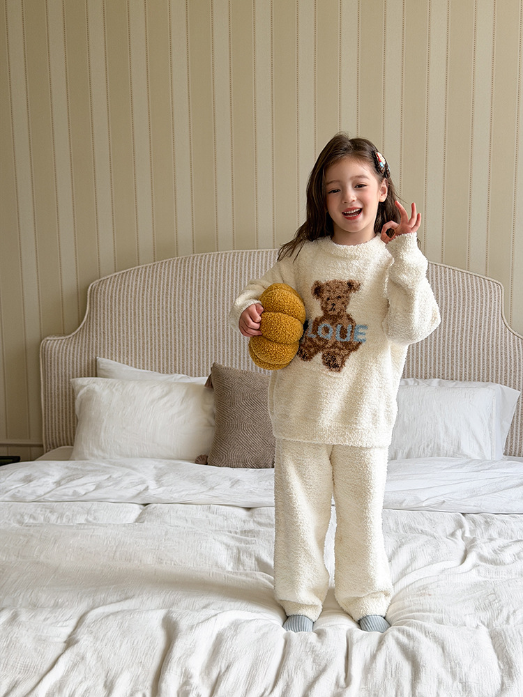 Homewear lông cừu Gấu nâu Ploue AMBB