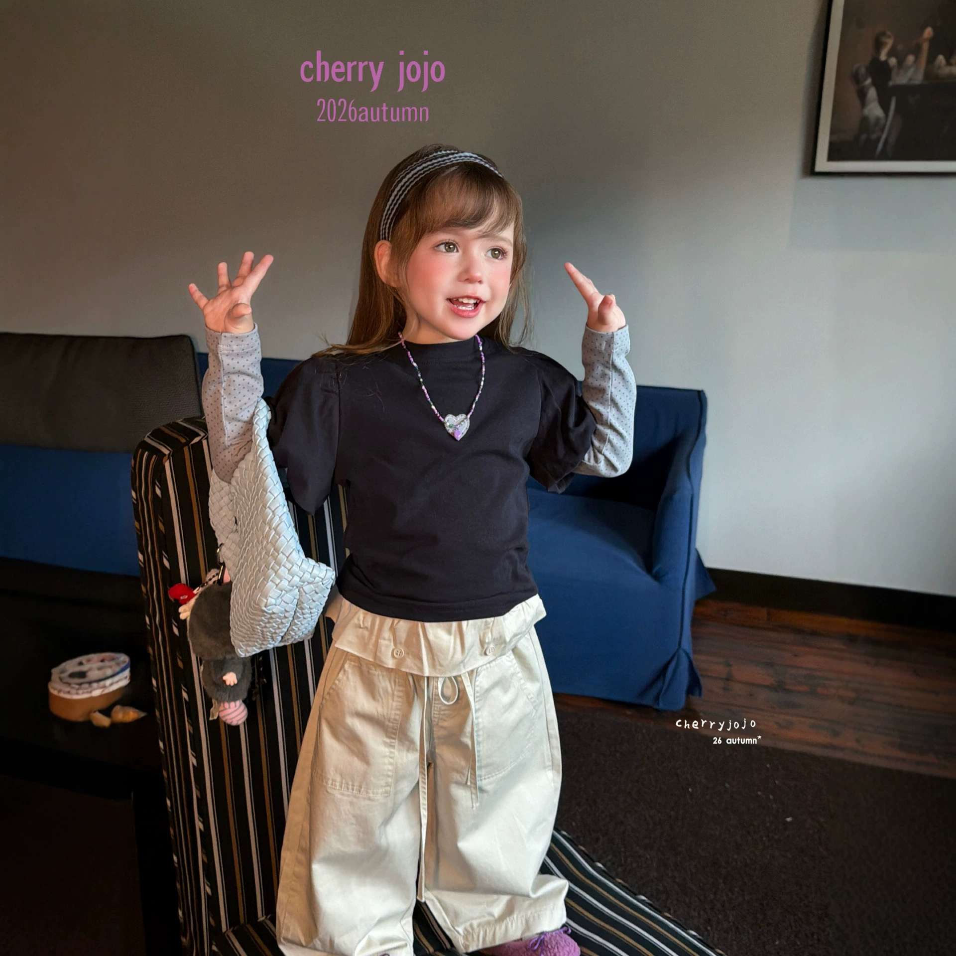 Quần ống rộng kaki Cherry jojo 27733