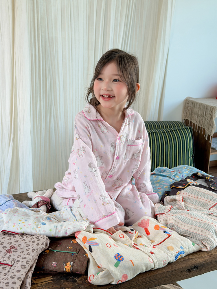 Homewear Pyjama AMBB cake cat hồng
