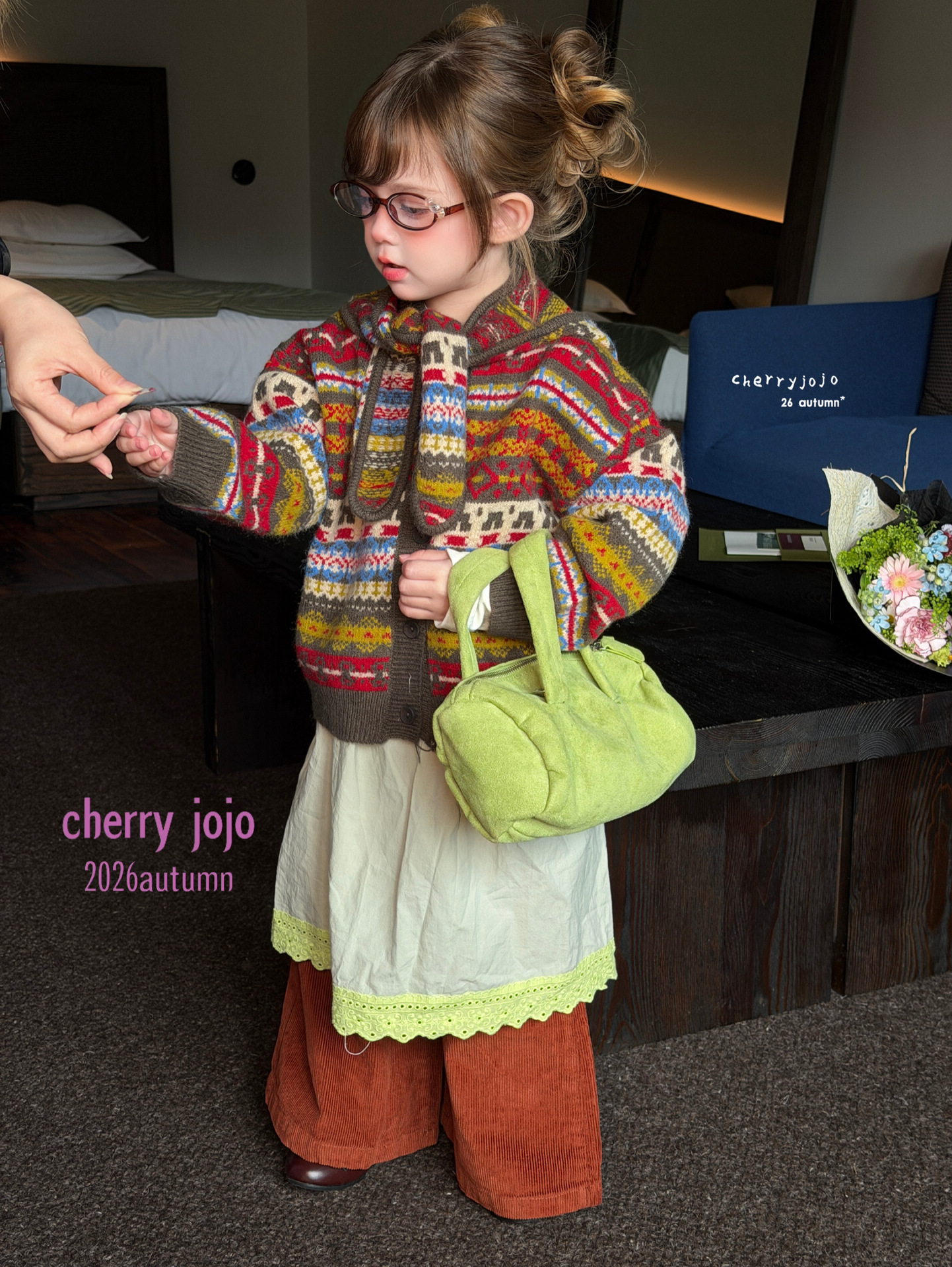 Cherry jojo - Quần nhung đỏ cam 27812
