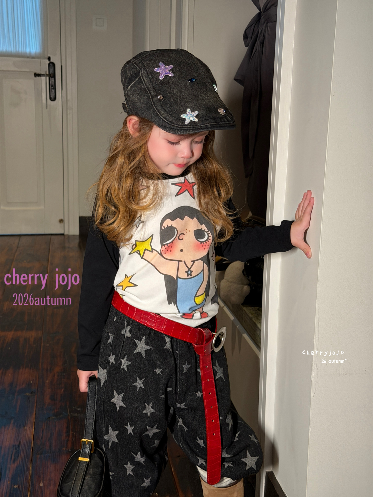 Quần jeans sao xám Cherry jojo 27779