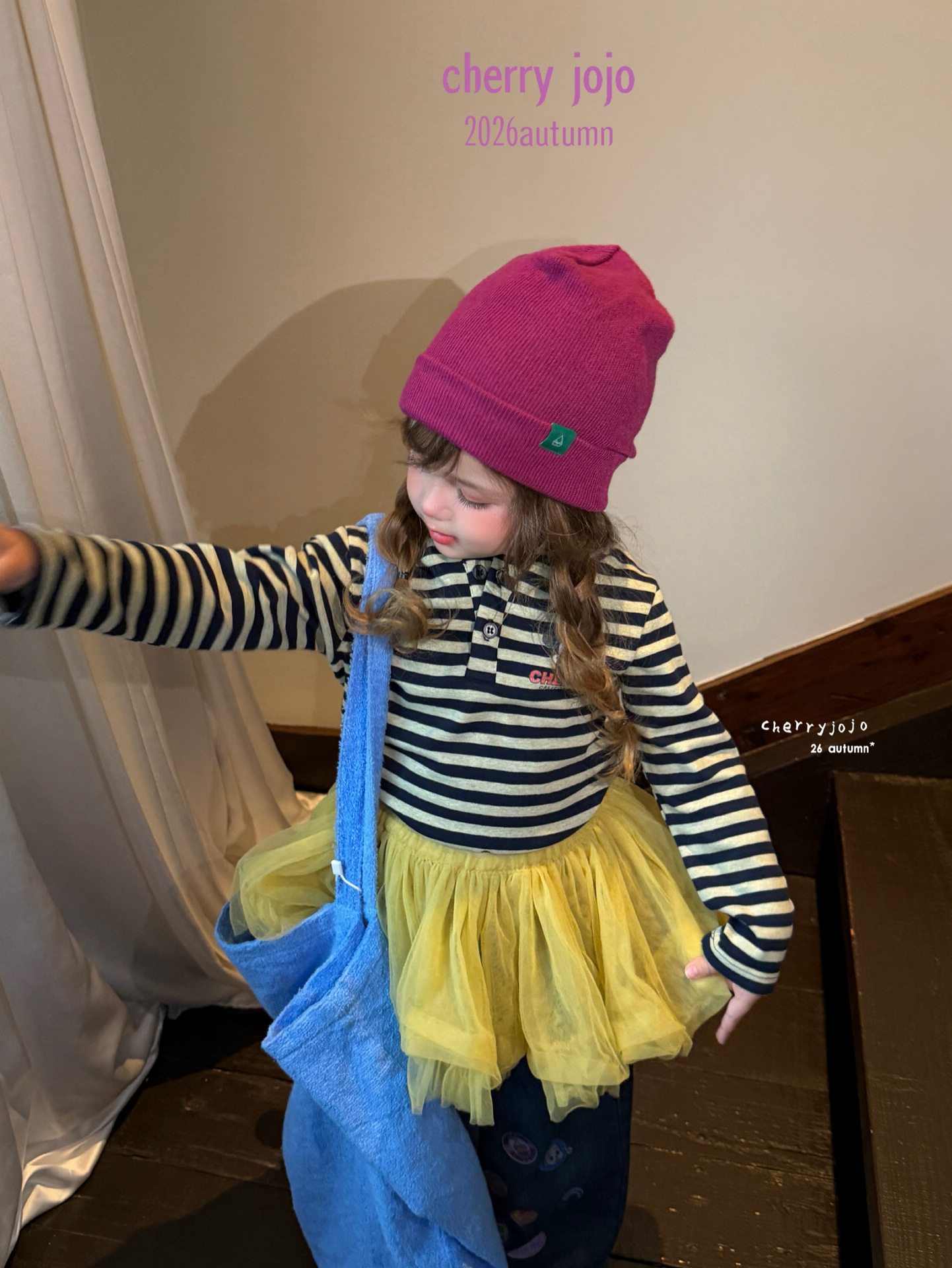 Áo hoodie Cherry jojo Mickey kẻ 27808