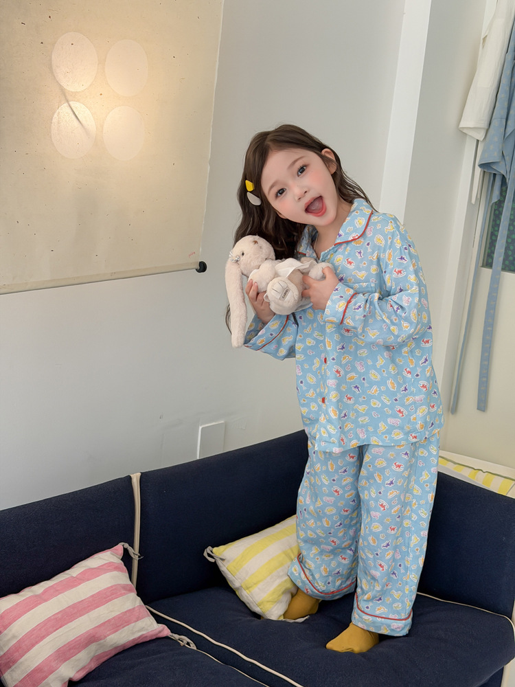 Homewear Pyjama AMBB khủng long xanh